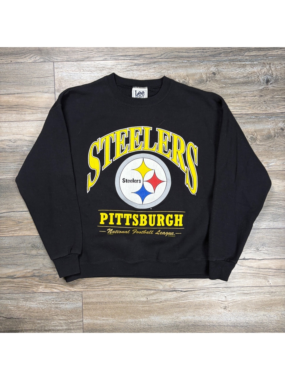 Vintage Lee Sport Pittsburgh Steelers Crewneck Sweatshirt Size Large